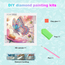 Load image into Gallery viewer, Diamond Painting - Partial Special Shaped - Butterfly (30*30CM)