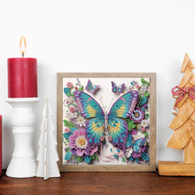 Load image into Gallery viewer, Diamond Painting - Partial Special Shaped - Butterfly (30*30CM)
