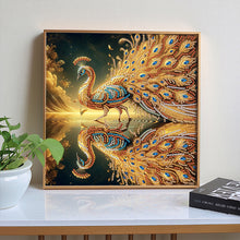 Load image into Gallery viewer, Diamond Painting - Partial Special Shaped - Peacock (30*30CM)