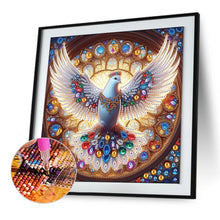 Load image into Gallery viewer, Diamond Painting - Partial Special Shaped - Colorful Pigeon (30*30CM)