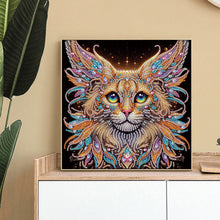 Load image into Gallery viewer, Diamond Painting - Partial Special Shaped - Colorful Cat (30*30CM)
