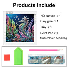 Load image into Gallery viewer, Diamond Painting - Partial Special Shaped - Seahorse (30*30CM)