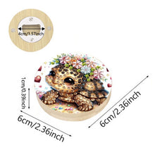 Load image into Gallery viewer, Wooden PET DIY Diamond Painting Magnets Jar Opener Kit Kitchen Tool (Turtle)
