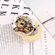 Load image into Gallery viewer, Wooden PET DIY Diamond Painting Magnets Jar Opener Kit Kitchen Tool (Turtle)