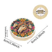 Load image into Gallery viewer, Wooden PET DIY Diamond Painting Magnets Jar Opener Kit Kitchen Tool (Horse)