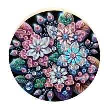 Load image into Gallery viewer, Wooden PET DIY Diamond Painting Magnets Jar Opener Kit Kitchen Tool (Flower C)