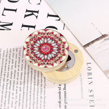 Load image into Gallery viewer, Wooden PET DIY Diamond Painting Magnets Jar Opener Kit Kitchen Tool (Flower F)