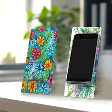 Load image into Gallery viewer, 2Pcs Acrylic DIY Flower Eyes Diamond Painting Phone Holder for Home Office
