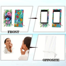 Load image into Gallery viewer, 2Pcs Acrylic DIY Flower Eyes Diamond Painting Phone Holder for Home Office