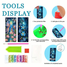 Load image into Gallery viewer, 2Pcs Acrylic DIY Hummingbird Butterfly Flower Diamond Painting Phone Holder
