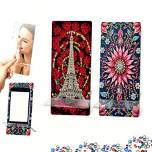 Load image into Gallery viewer, 2Pcs Acrylic DIY Eiffel Tower Flower Diamond Painting Phone Holder for Home