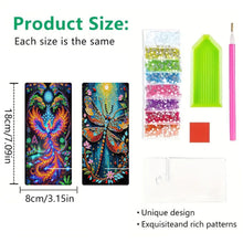 Load image into Gallery viewer, 2Pcs Acrylic DIY Phoenix Dragonfly Diamond Painting Phone Holder for Home Office