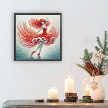 Load image into Gallery viewer, Diamond Painting - Partial Special Shaped - Red-Haired Girl (30*30CM)