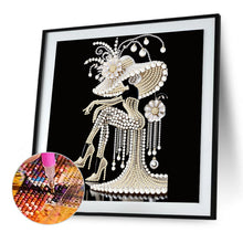 Load image into Gallery viewer, Diamond Painting - Partial Special Shaped - Girl (30*30CM)