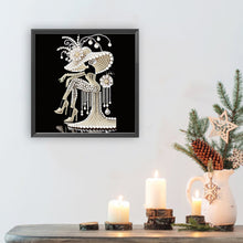 Load image into Gallery viewer, Diamond Painting - Partial Special Shaped - Girl (30*30CM)