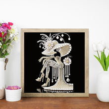 Load image into Gallery viewer, Diamond Painting - Partial Special Shaped - Girl (30*30CM)