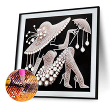 Load image into Gallery viewer, Diamond Painting - Partial Special Shaped - Girl (30*30CM)