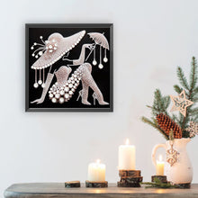 Load image into Gallery viewer, Diamond Painting - Partial Special Shaped - Girl (30*30CM)