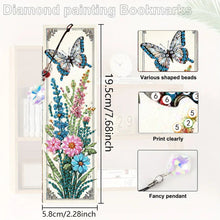 Load image into Gallery viewer, 3Pcs Garden Butterfly DIY Diamond Painting Bookmark for Reading Enthusiasts
