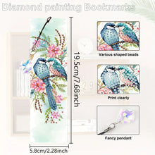 Load image into Gallery viewer, 3Pcs Bird On A Branch DIY Diamond Painting Bookmark for Reading Enthusiasts