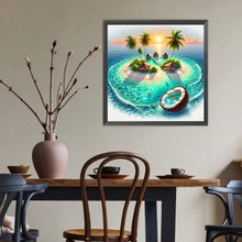 Load image into Gallery viewer, Diamond Painting - Full Round - Island Scenery (40*40CM)