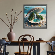 Load image into Gallery viewer, Diamond Painting - Full Round - Resort In Clam Shell (40*40CM)
