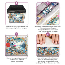 Load image into Gallery viewer, DIY Diamond Painting Storage Box Canvas Organizer Box Diamond Painting Kit (F)
