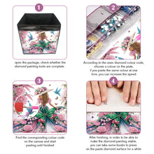 Load image into Gallery viewer, DIY Diamond Painting Storage Box Canvas Organizer Box Diamond Painting Kit (I)