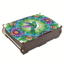 Load image into Gallery viewer, Diamond Painting Storage Box DIY 5D Diamond Painting Jewelry Box (Hummingbird)