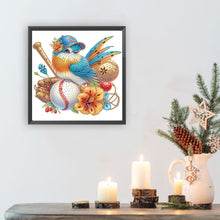 Load image into Gallery viewer, Diamond Painting - Partial Special Shaped - Bird And Baseball (30*30CM)