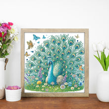 Load image into Gallery viewer, Diamond Painting - Partial Special Shaped - Peacock (30*30CM)