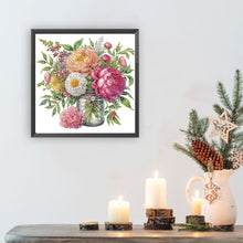 Load image into Gallery viewer, Diamond Painting - Partial Special Shaped - Flowers (30*30CM)