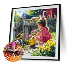 Load image into Gallery viewer, Diamond Painting - Full Round - Garden Girl (40*40CM)