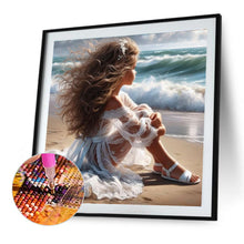 Load image into Gallery viewer, Diamond Painting - Full Round - Beach Girl (40*40CM)