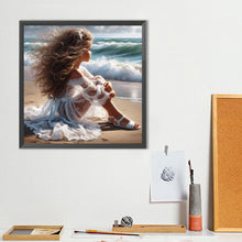 Load image into Gallery viewer, Diamond Painting - Full Round - Beach Girl (40*40CM)