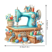 Load image into Gallery viewer, Acrylic 5D DIY Diamond Painting Hanging Pendant for Home Decor (Sewing Machine)