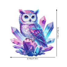 Load image into Gallery viewer, Acrylic 5D DIY Diamond Painting Hanging Pendant for Home Window Decor (Owl)