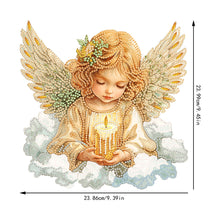 Load image into Gallery viewer, Acrylic 5D DIY Diamond Painting Hanging Pendant for Home Window Decor (Angel)