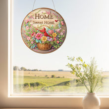 Load image into Gallery viewer, Acrylic 5D DIY Diamond Painting Hanging Pendant for Home Decor (Home Flowers)