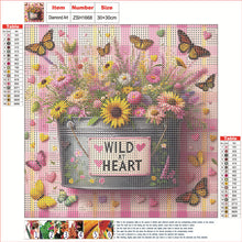 Load image into Gallery viewer, Diamond Painting - Full Round - Bucket Bouquet (30*30CM)