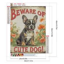 Load image into Gallery viewer, Diamond Painting - Full Round - French Bulldog (30*40CM)