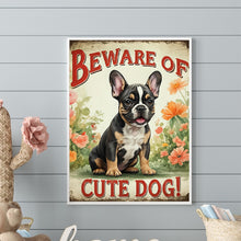 Load image into Gallery viewer, Diamond Painting - Full Round - French Bulldog (30*40CM)