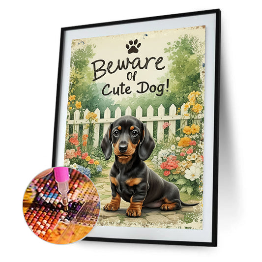 Diamond Painting - Full Round - Dachshund (30*40CM)