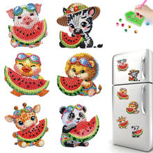 Load image into Gallery viewer, 6Pcs Diamond Painting Refrigerator Magnets Diamond Art Kits for Adults (Animal)