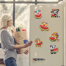Load image into Gallery viewer, 6Pcs Diamond Painting Refrigerator Magnets Diamond Art Kits for Adults (Animal)
