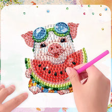 Load image into Gallery viewer, 6Pcs Diamond Painting Refrigerator Magnets Diamond Art Kits for Adults (Animal)