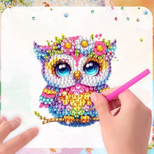 Load image into Gallery viewer, 6Pcs Diamond Painting Refrigerator Magnets Diamond Art Kits for Adults (Owl)