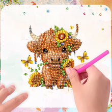 Load image into Gallery viewer, 6Pcs Diamond Painting Refrigerator Magnets Diamond Art Kits for Adults (Yaks)