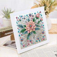 Load image into Gallery viewer, Diamond Painting - Partial Special Shaped - Gemstone Flower (30*30CM)