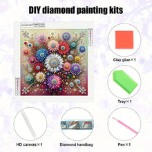 Load image into Gallery viewer, Diamond Painting - Partial Special Shaped - Gemstone Flower (30*30CM)